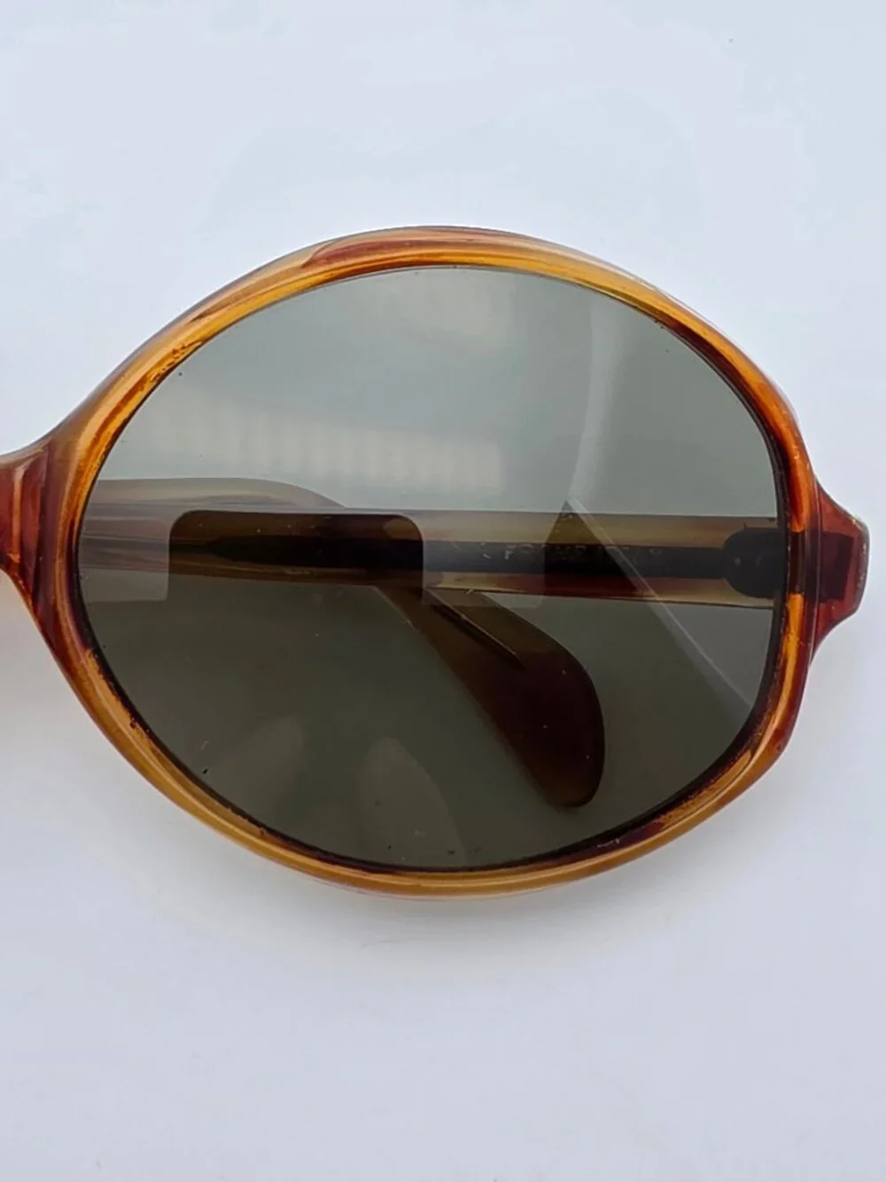 Sun Scene A678 Tortoise Frame Grey Mineral Glass Lens Sunglasses Italy 60-17-125
